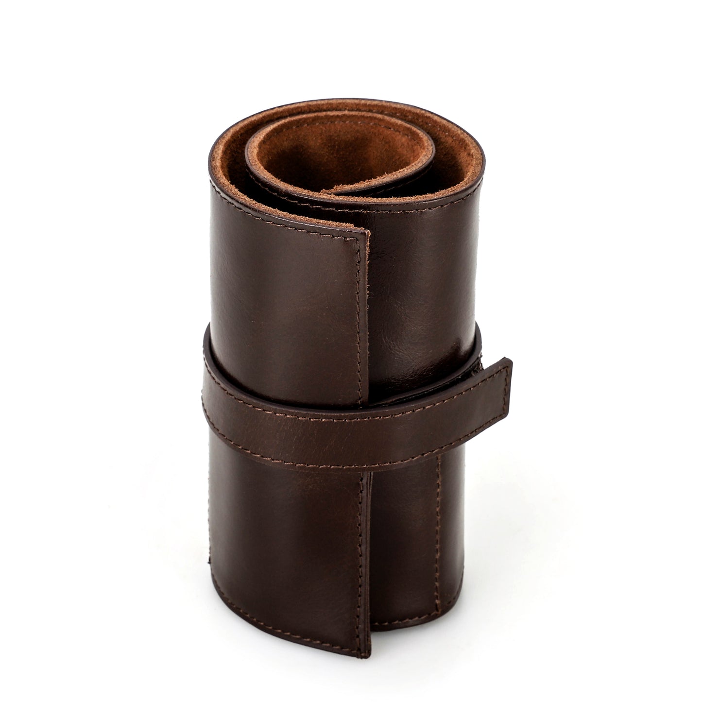 Timezone - Leren Watch roll voor 6 Horloges - Horloge Reisetui