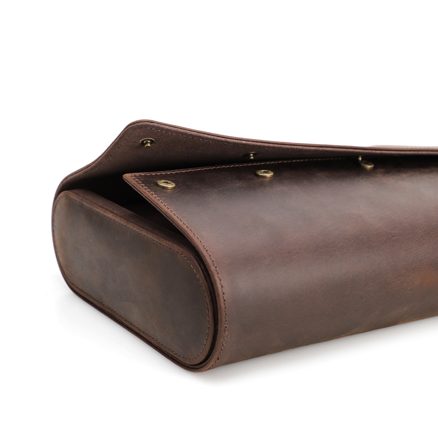 Timezone - Leren Watch roll voor 6 Horloges - Horloge Reisetui