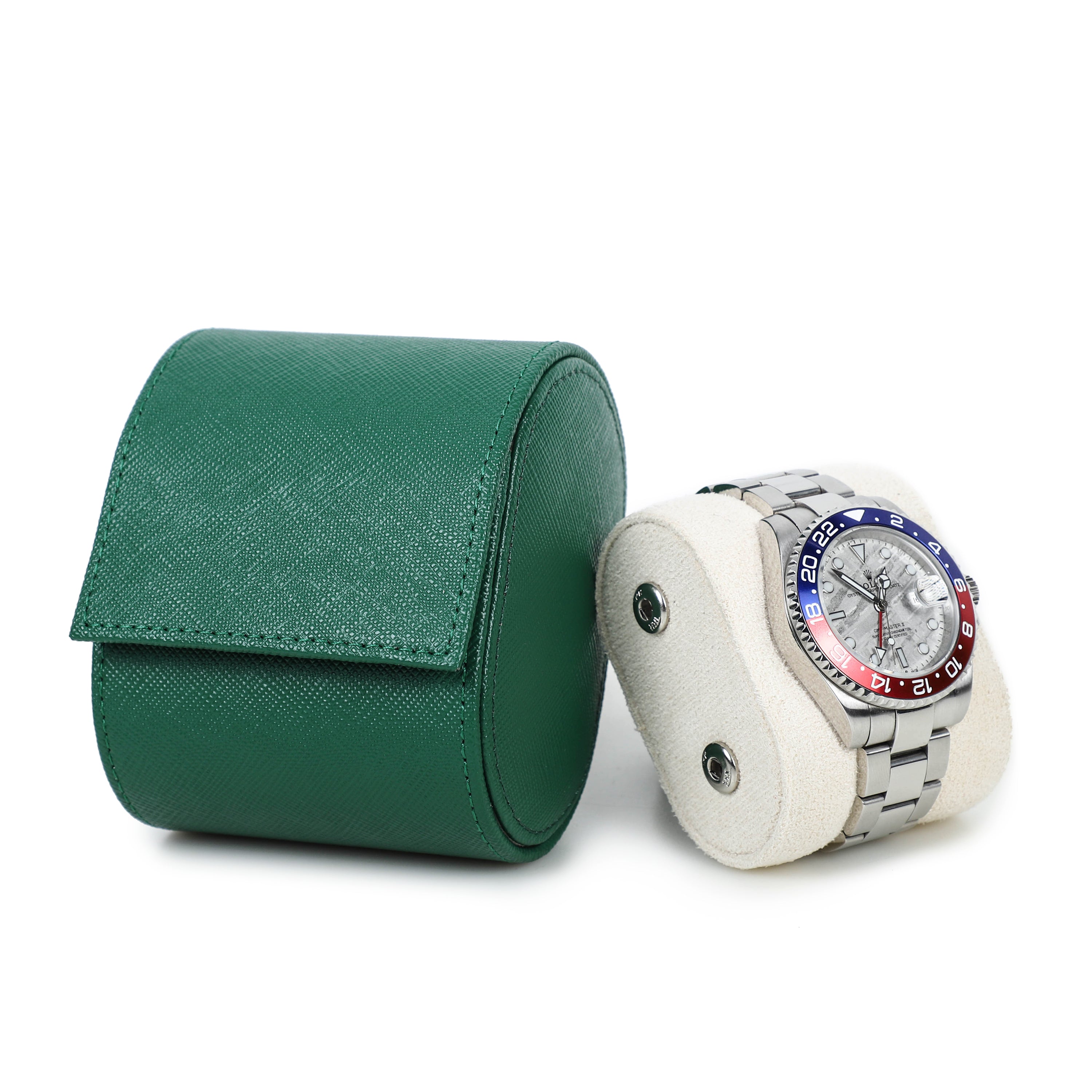 Horloge Pouch en Roll voor Mannen en Vrouwen, Draagbare Fluwelen Organizer Box (2 stuks Horloge Pouch en Roll voor Mannen en Vrouwen, Draagbare Fluwelen Organizer Box (2 stuks