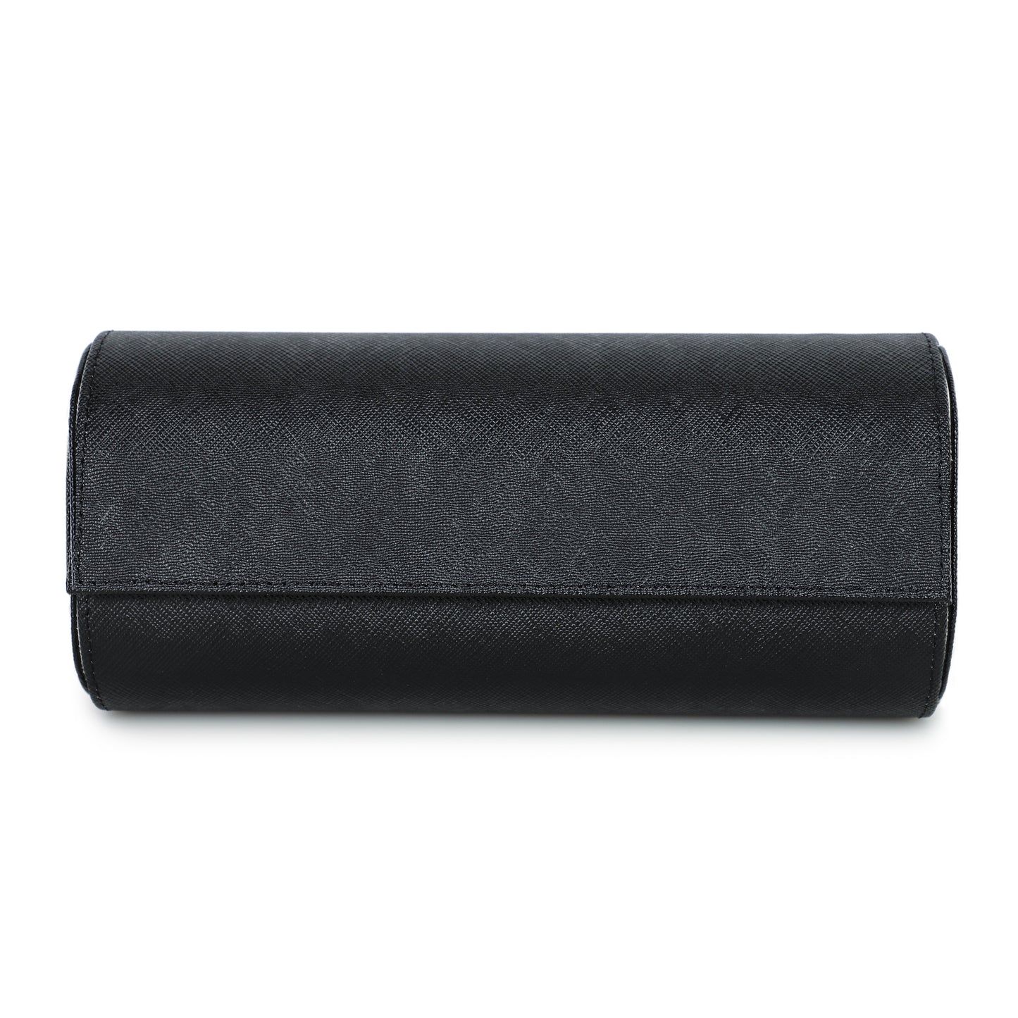 Timezone - Leren Watch roll voor 3 Horloges - Horloge Reisetui - Zwart