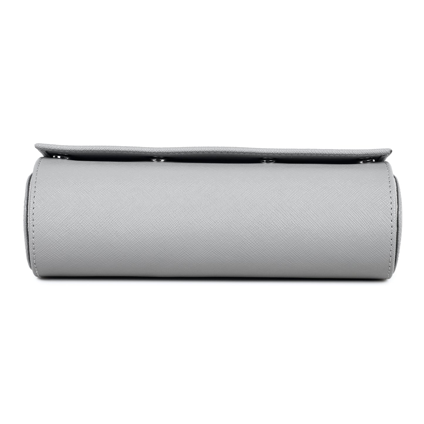 Timezone - Leather Watch roll for 3 Watches - Watch Travel Case - Gray