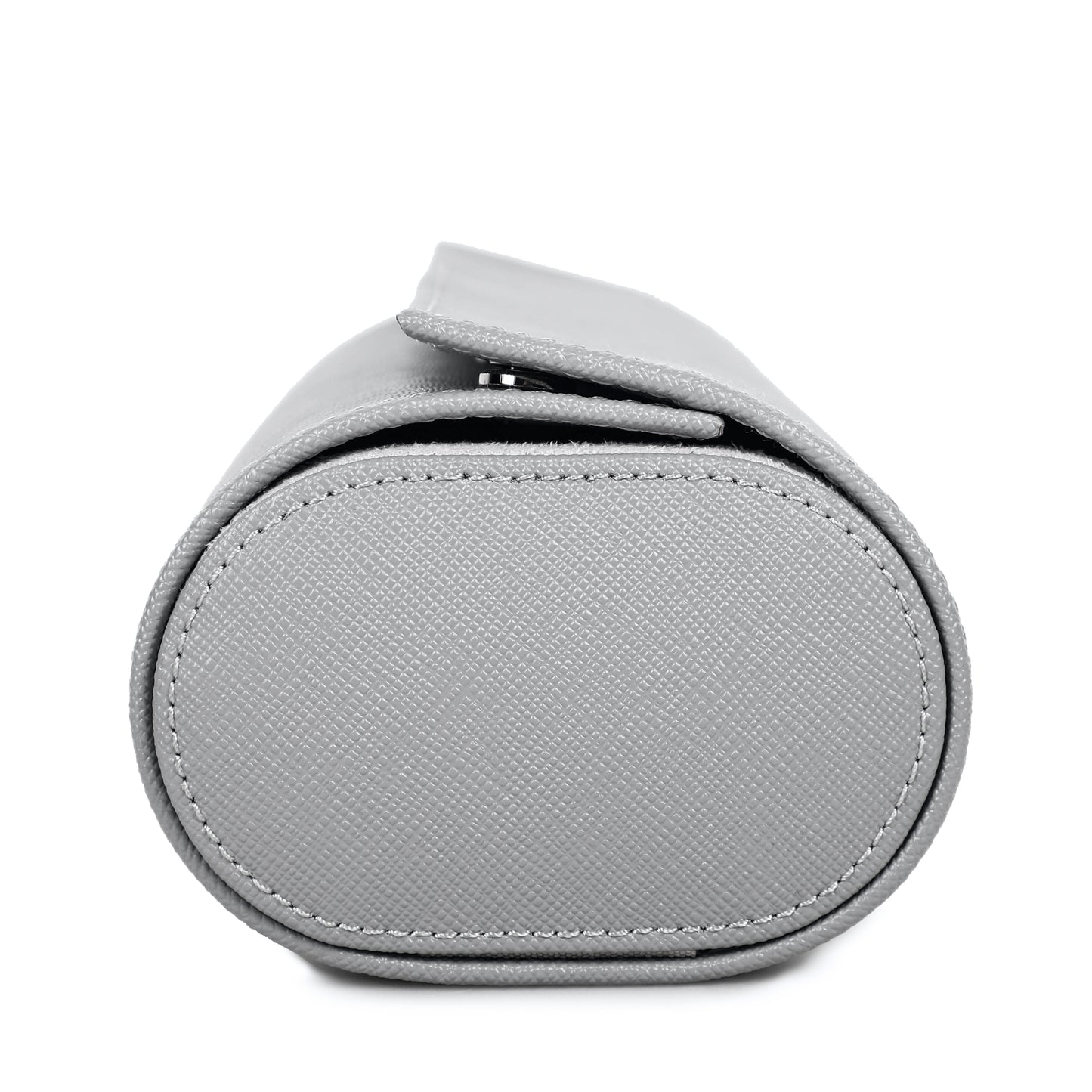 Timezone - Leather Watch roll for 3 Watches - Watch Travel Case - Gray