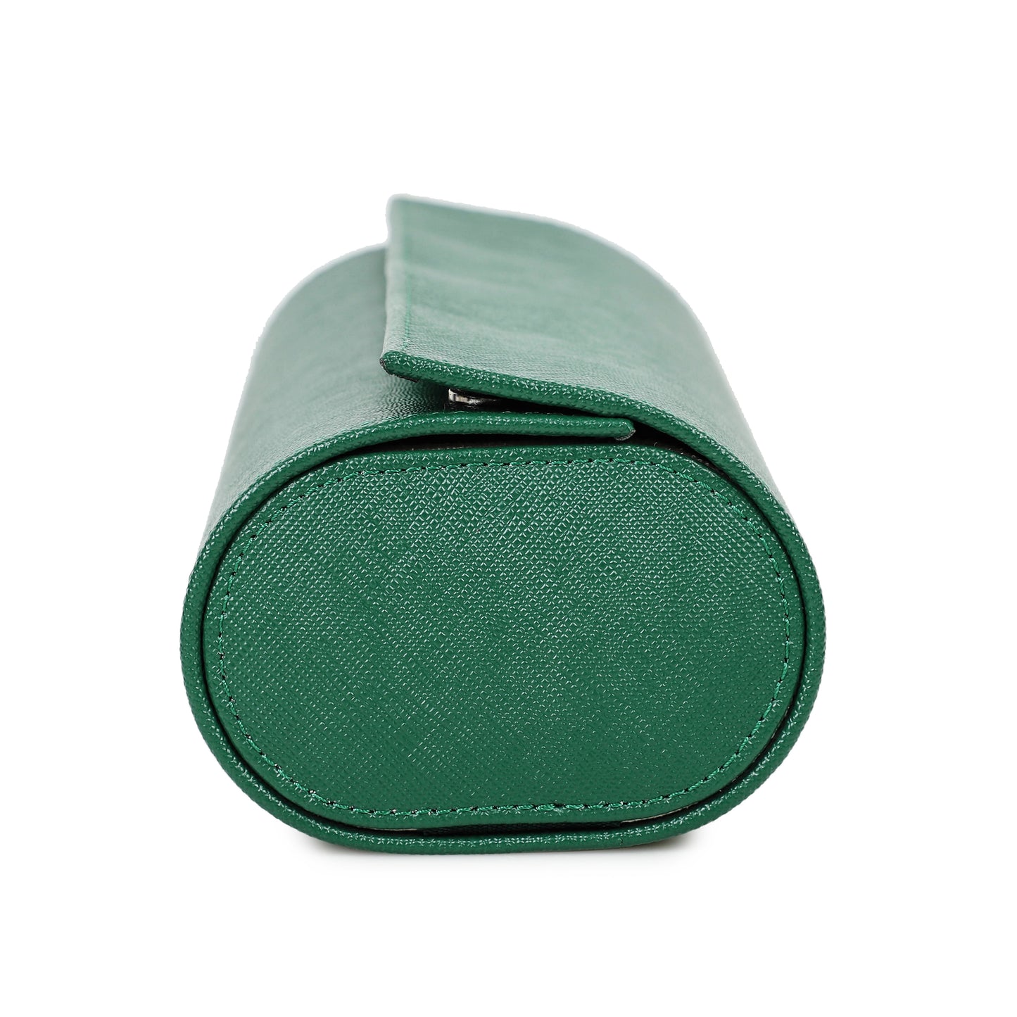 Timezone - Leren Watch roll voor 4 Horloges - Horloge Reisetui - Groen