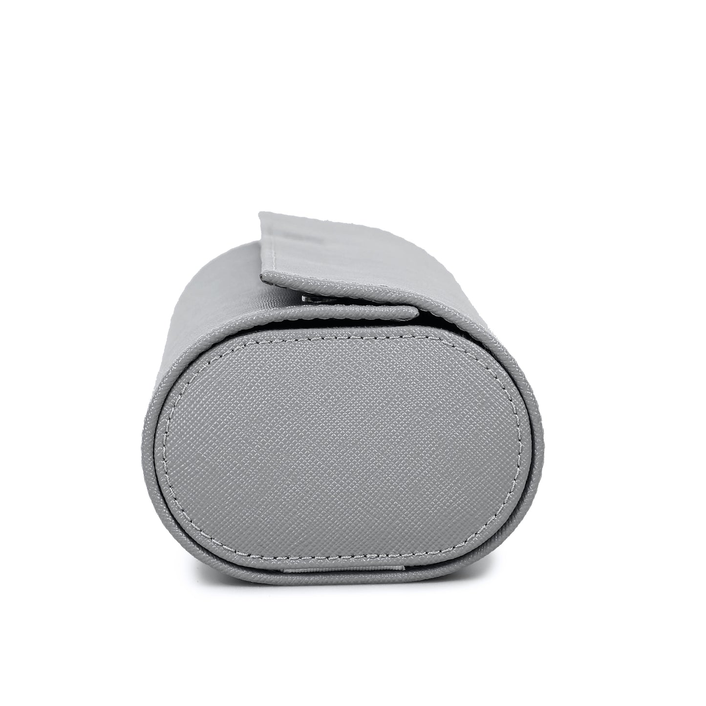 Timezone - Leren Watch roll voor 4 Horloges - Horloge Reisetui - Grijs