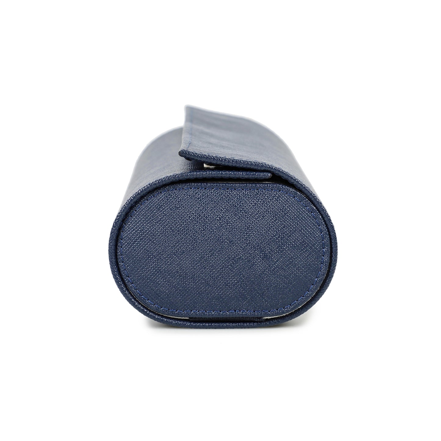 Timezone - Leren Watch roll voor 4 Horloges - Horloge Reisetui - Blauw