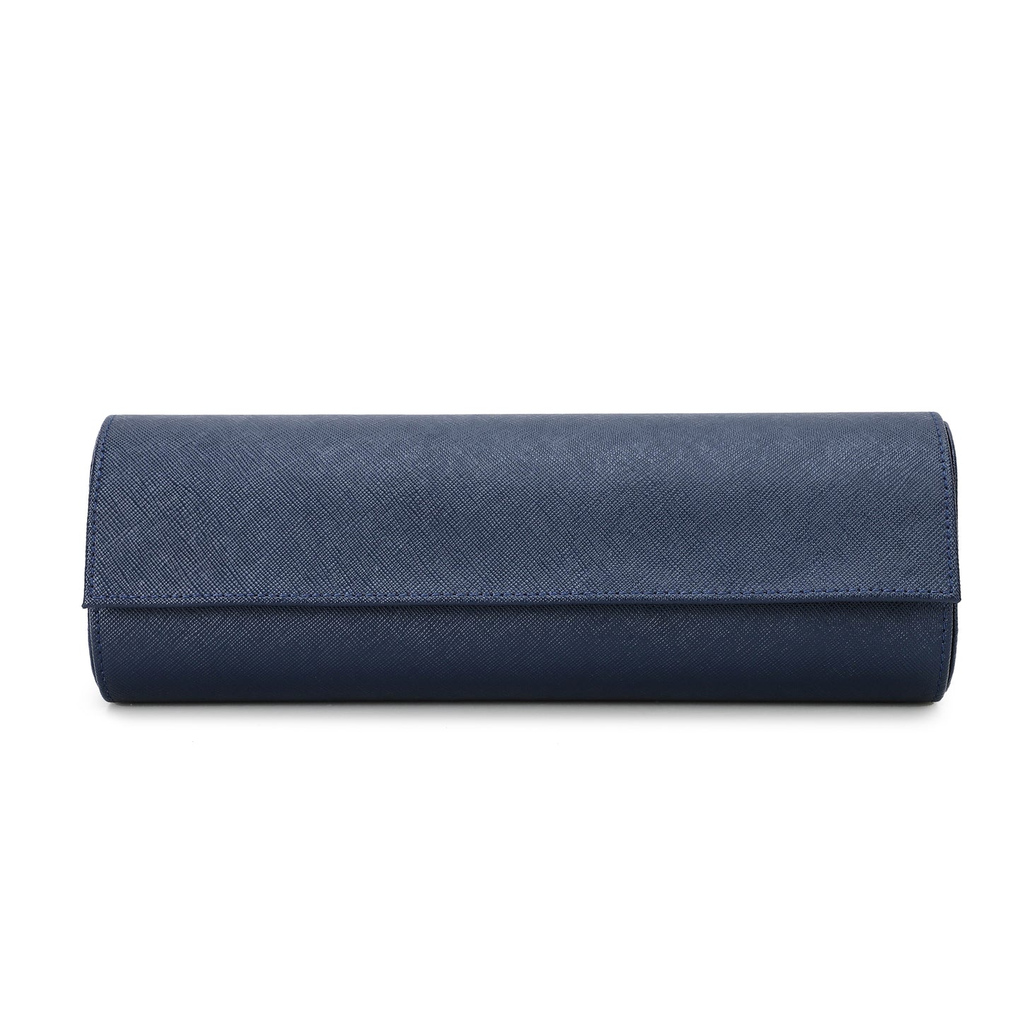 Timezone - Leren Watch roll voor 4 Horloges - Horloge Reisetui - Blauw