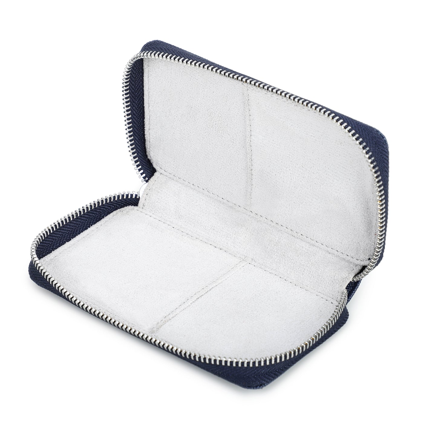Timezone - Leren Etui voor 2 Horloges - Horloge Reisetui Blauw