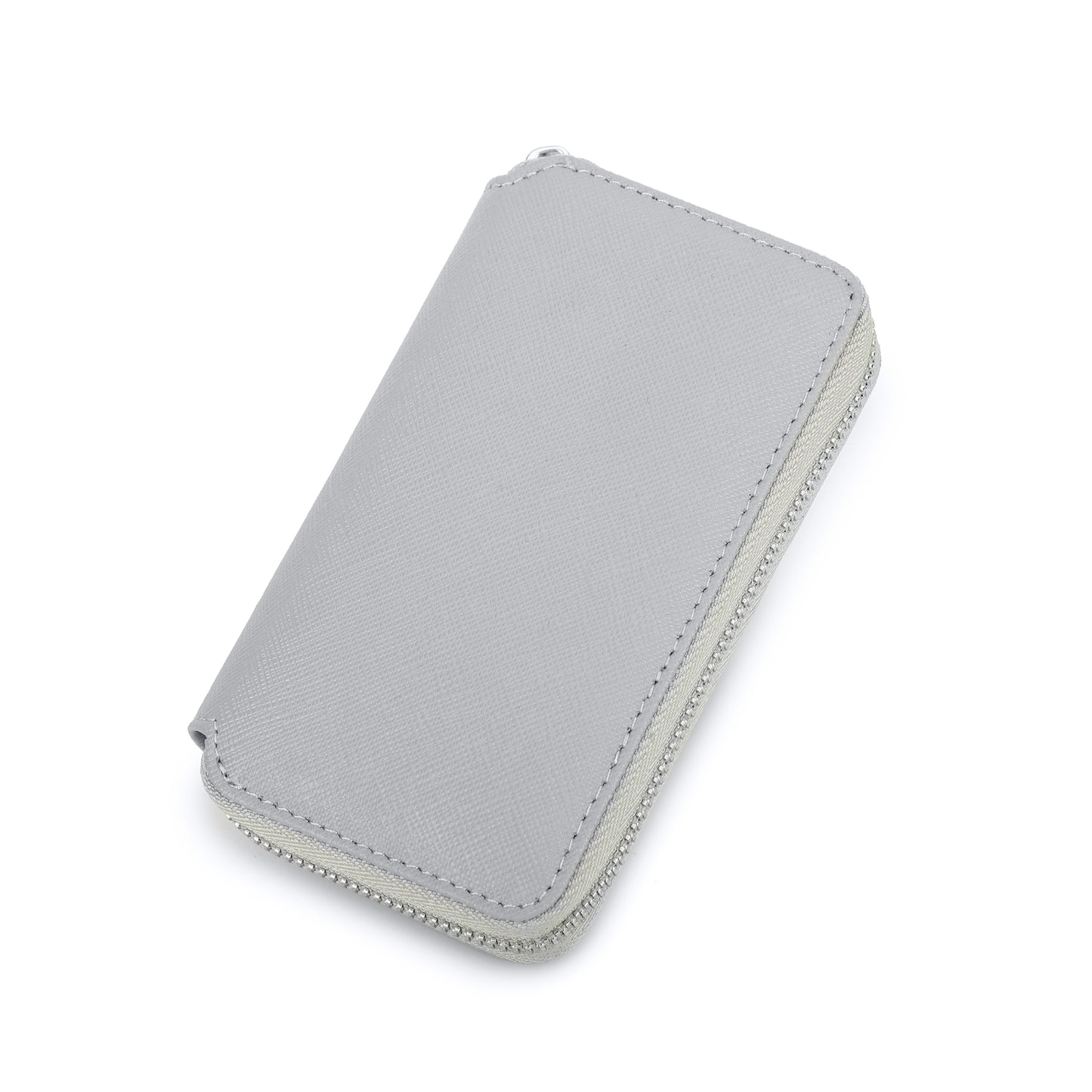 Timezone - Leren Etui voor 2 Horloges - Horloge Reisetui Grijs