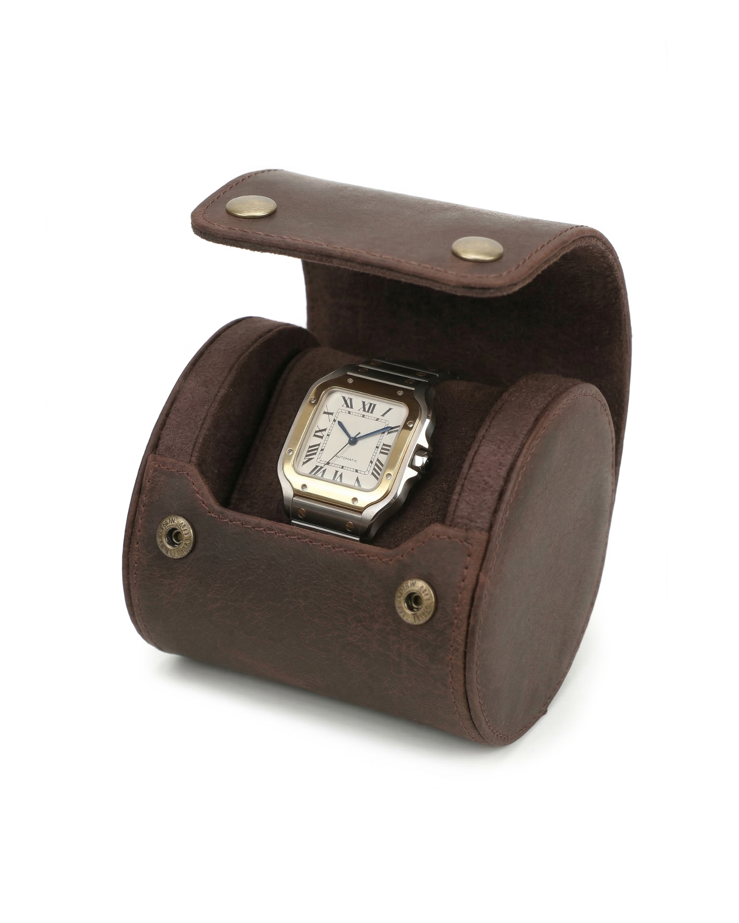 Timezone - Leather Watch roll for 1 Watch - Watch Travel Case