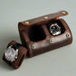Timezone - Leather Watch roll for 2 Watch - Watch Travel Case